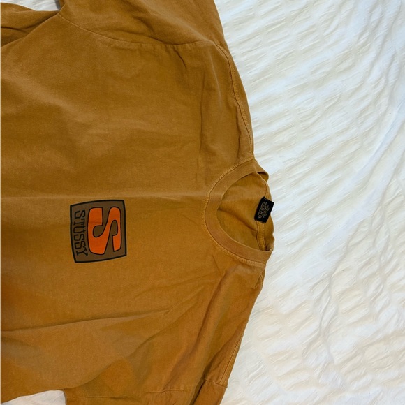 Stussy Tan Long Sleeve Tee - Picture 3 of 5